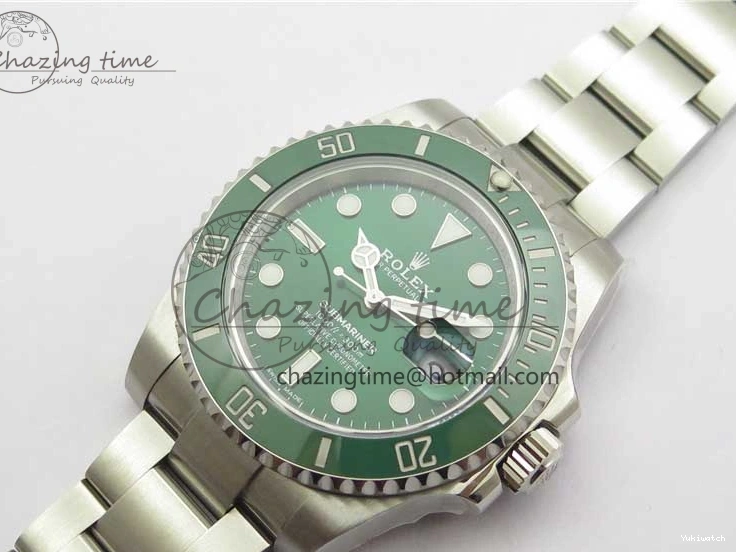 116610 Edition Ceramic Submariner Steel 316L Best Green LV Noob V10.5 1:1 0123